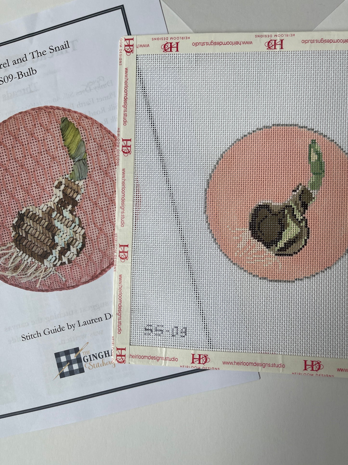 Bulb Canvas & Stitch Guide  C-SS09