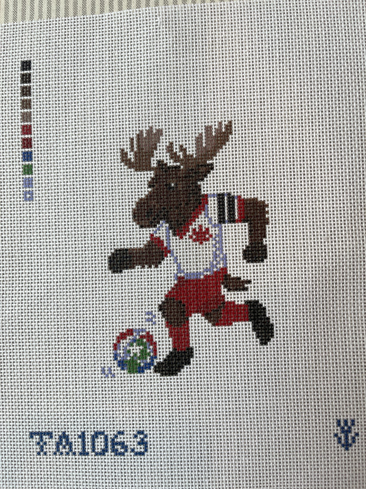 World Cup Canadian Moose Soccer Player C-TA1063
