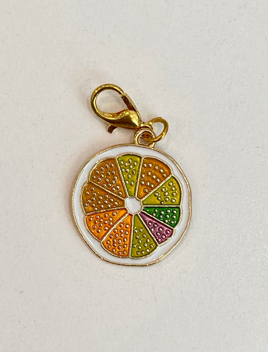 Grapefruit Charm (for Birkin Canvas)