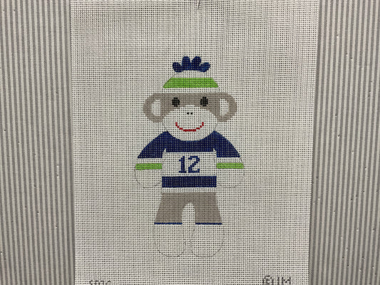 Sock Monkey Seahawks C-SMC 12