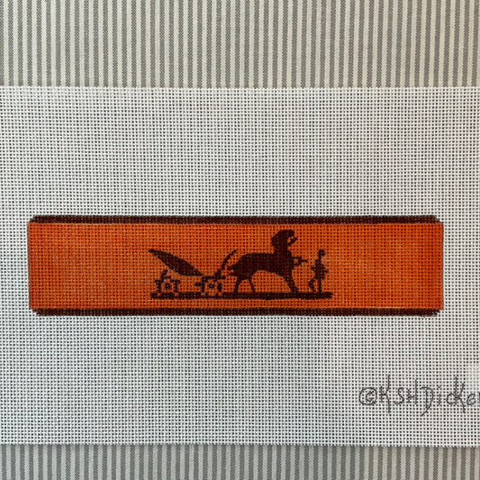 Orange Hermes Horse Bracelet Cuff C-KDCU61