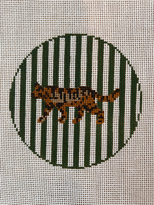 Striped Cheetah Round C-Sprucestcheetah