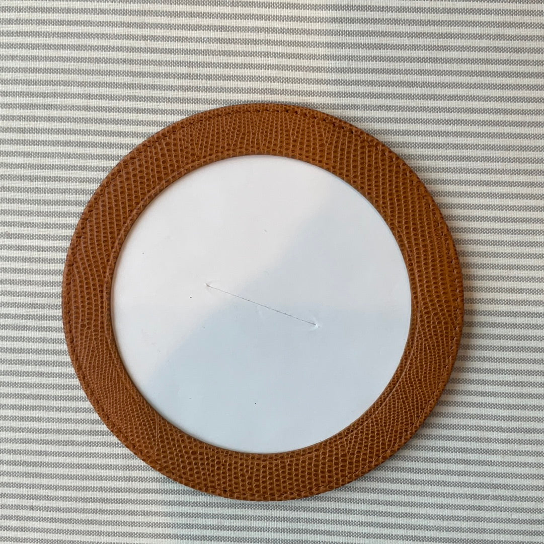 Magnetic Coaster with 4” Opening Tan A-TCNcoaster4