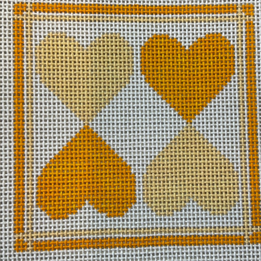 Four Yellow Hearts C-KCD2240