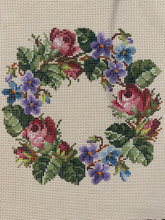 Rose and Violet Wreath C-G696E
