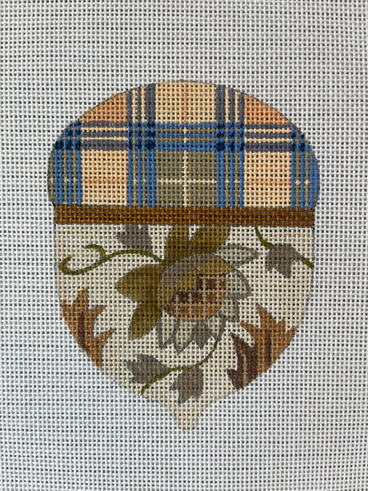 Acorn with Blue Plaid Top C-MS1481D