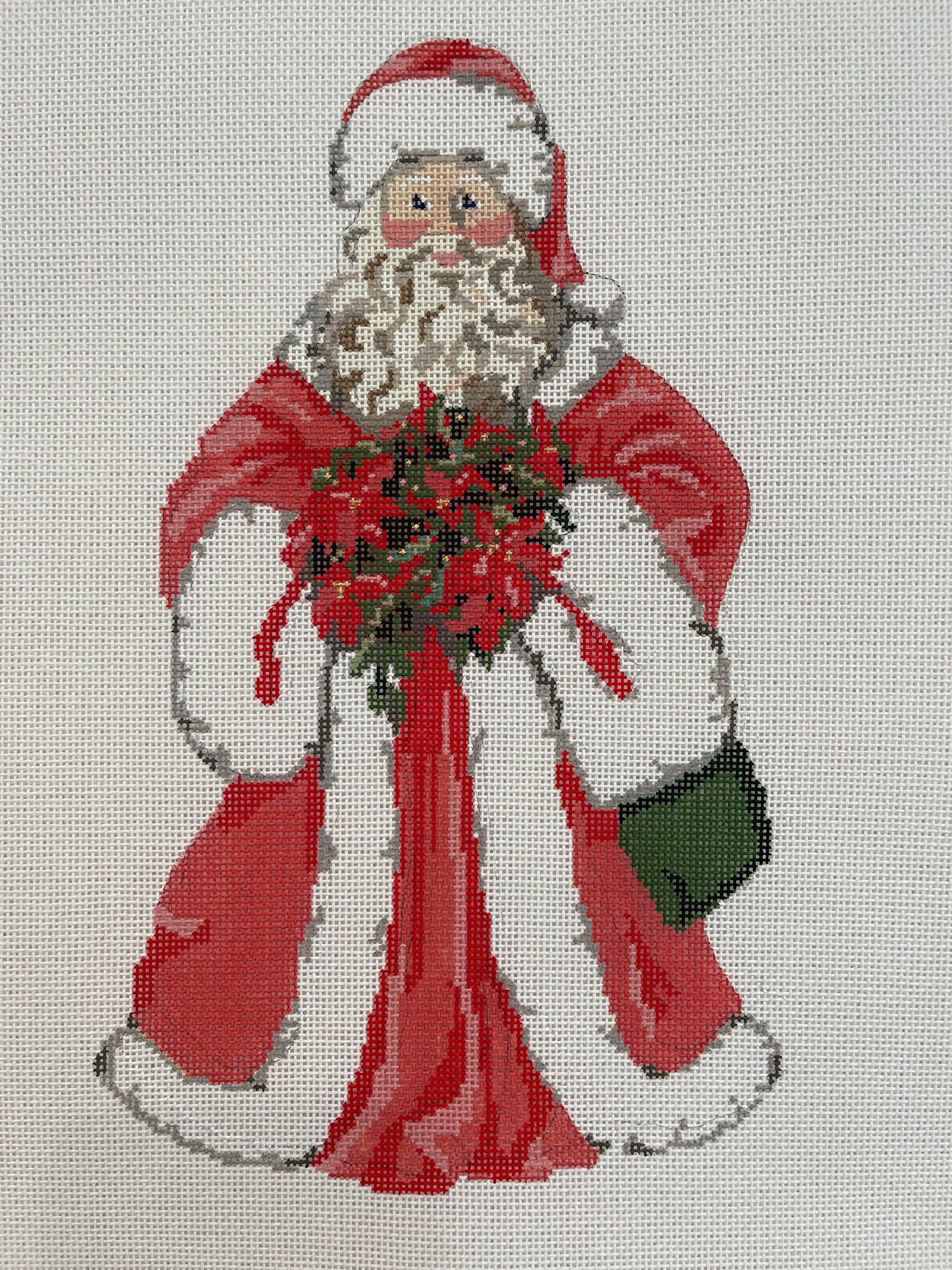 Poinsettia Santa C-KW149