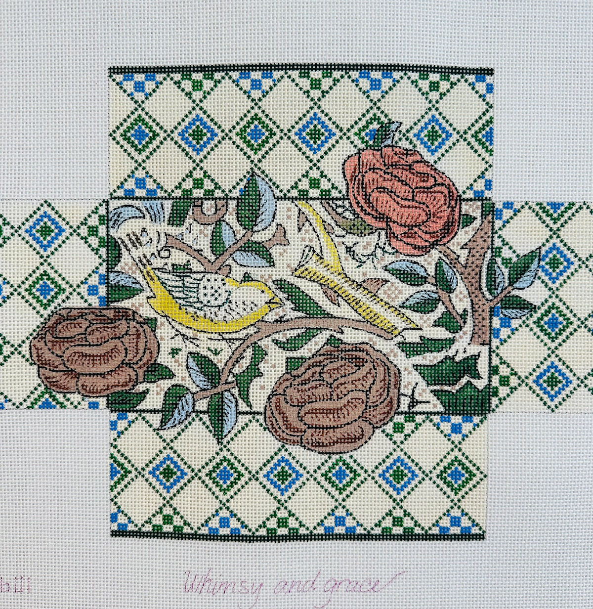 William Morris Bird and Roses Brick C-BP601