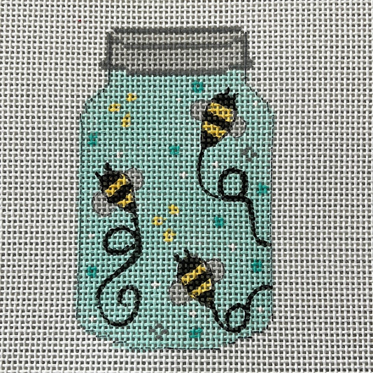 Mason Jar with Bees C-APX605