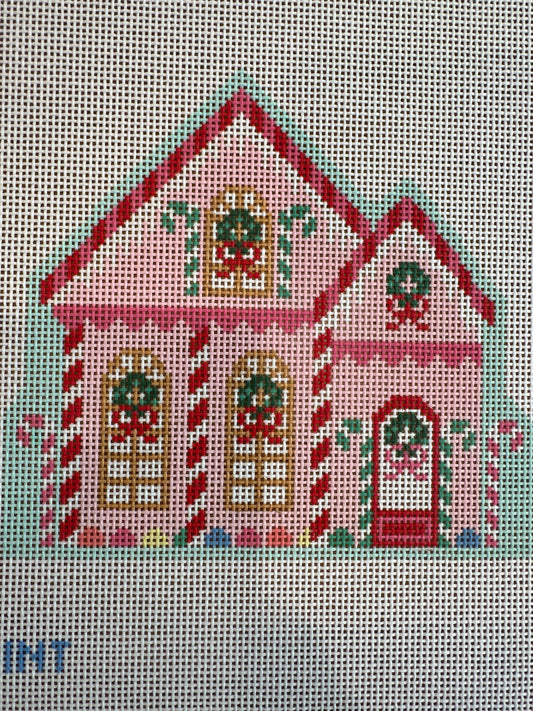 Christmas Village Pink House House C-LPpinkh