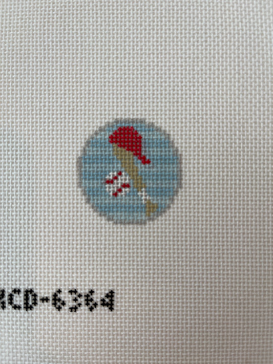 Baseball 1” Round C-KCD6364