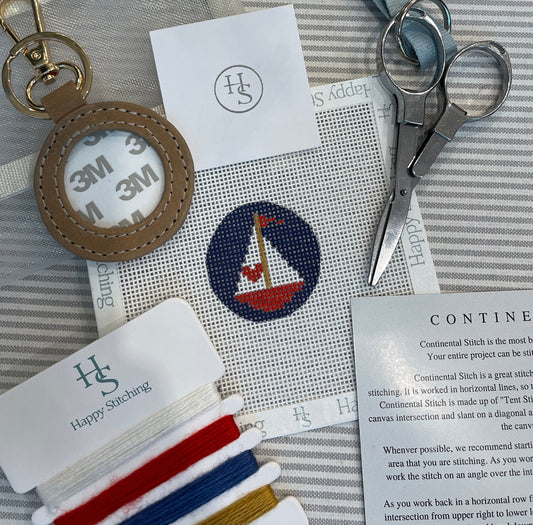 Sailboat Kit by Happy Stitches C-HS106