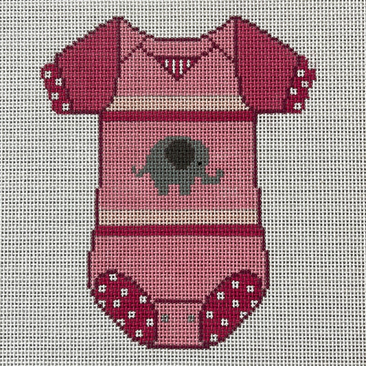 Pink Onsie with Elephant C-TMC XO183E