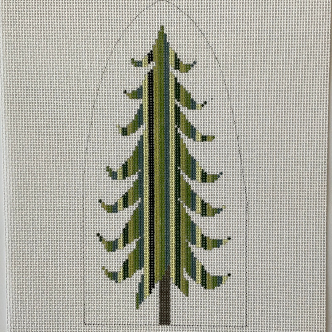 Tall Tree with Green Stripes C-P-CL-T-005