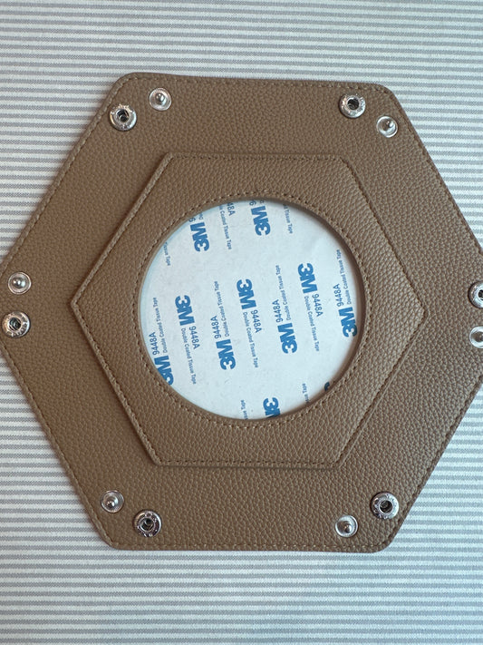 Self Finishing Leather Snap Tray A-TTSNT Tan