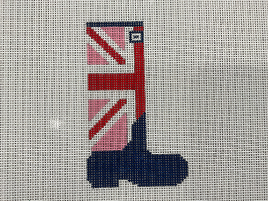 Union Jack Wellies, Red, Pink and Navy C-TLM3