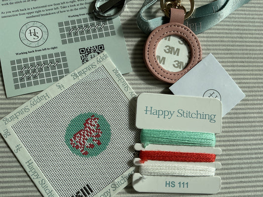 Zebra Keychain Kit by Happy Stitches C-HSZebkey