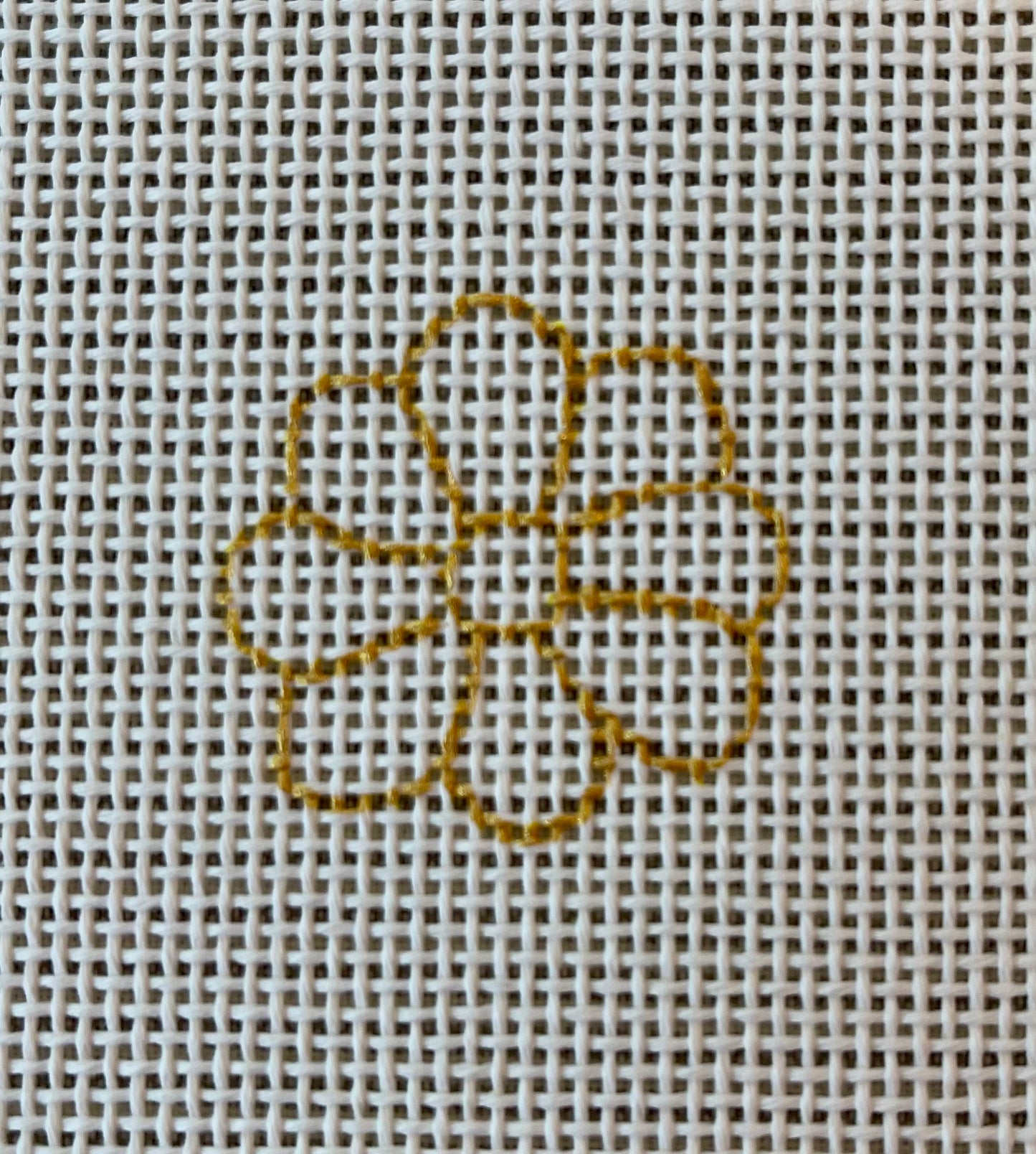Gold Daisy Bag Tag C-ML44
