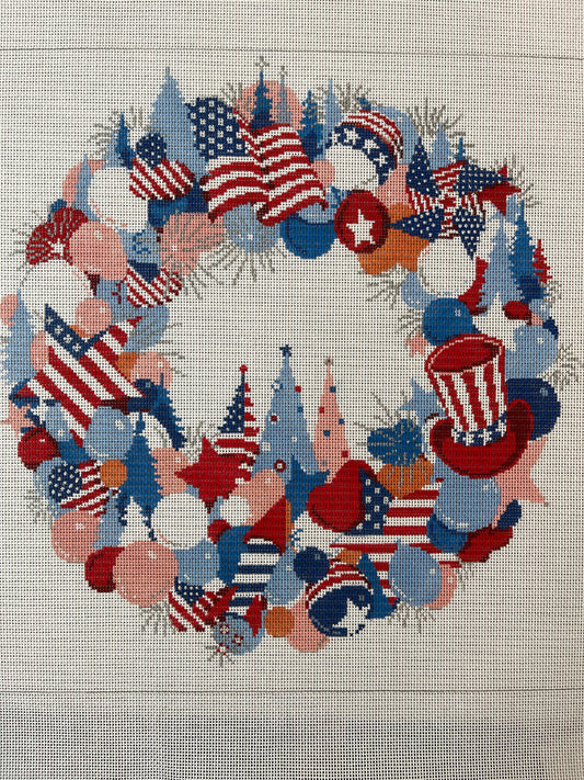 Fourth of July Wreath TS-ASIT19418