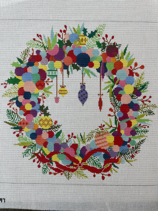 Pastel Christmas Wreath TS-ASIT197