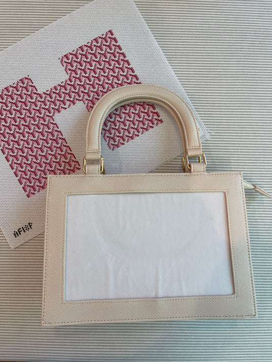 Leather Purse Self-finishing A-TATpurse Cream