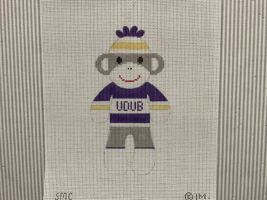 Sock Monkey UDub C-SMC UDub