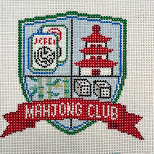 Mahjong Club Crest in Brights C-ABCPS515