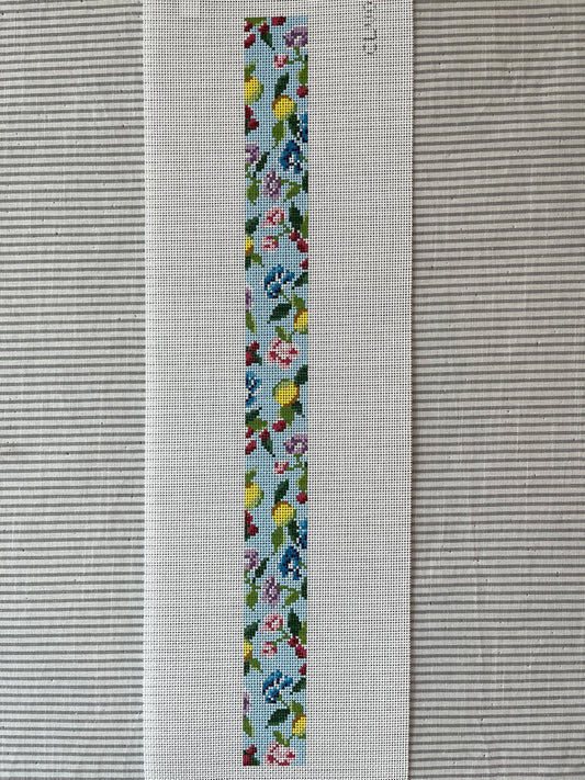 Floral Hatband on Sky Blue C-CLV015-EF