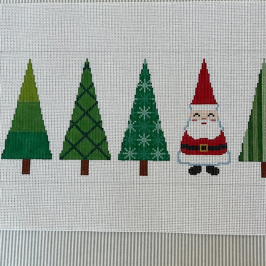 Tree Pillow with Santa C-ASIT260