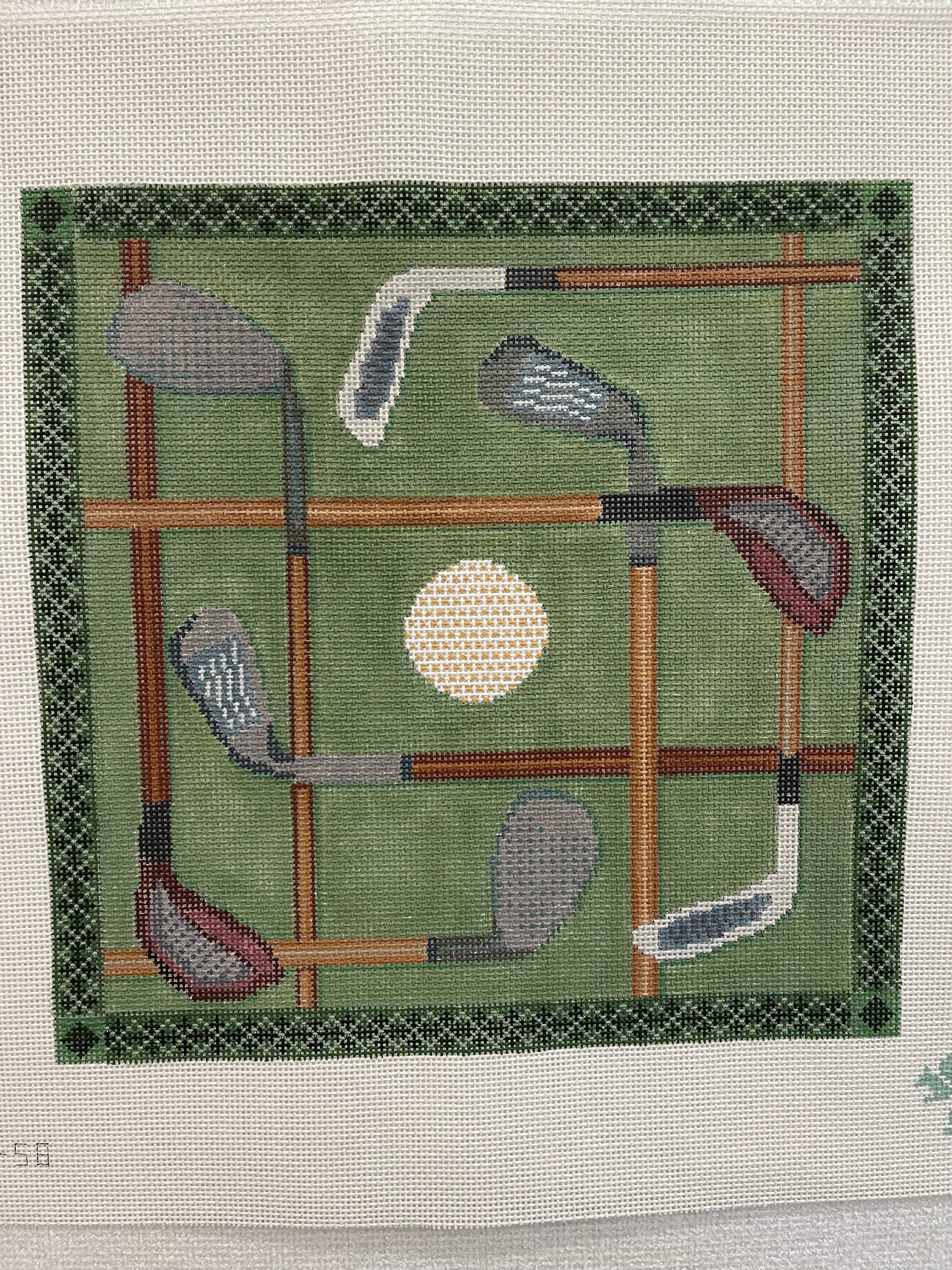 Vintage Golf Pillow C-SS58