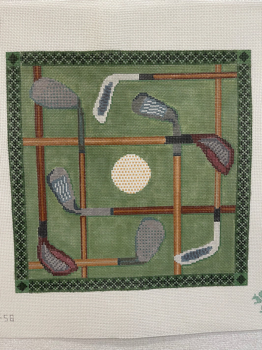 Vintage Golf Pillow C-SS58
