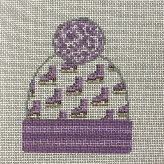 Purple Ice Skates Hat C-LBH58