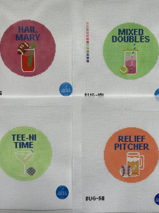 Sport Puns Coaster Set C-BUG555658101