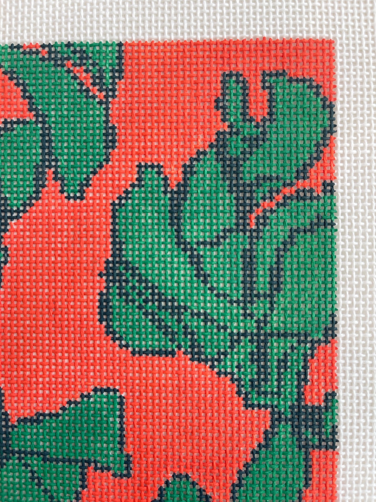 Orange and Green Orchid C-MK212