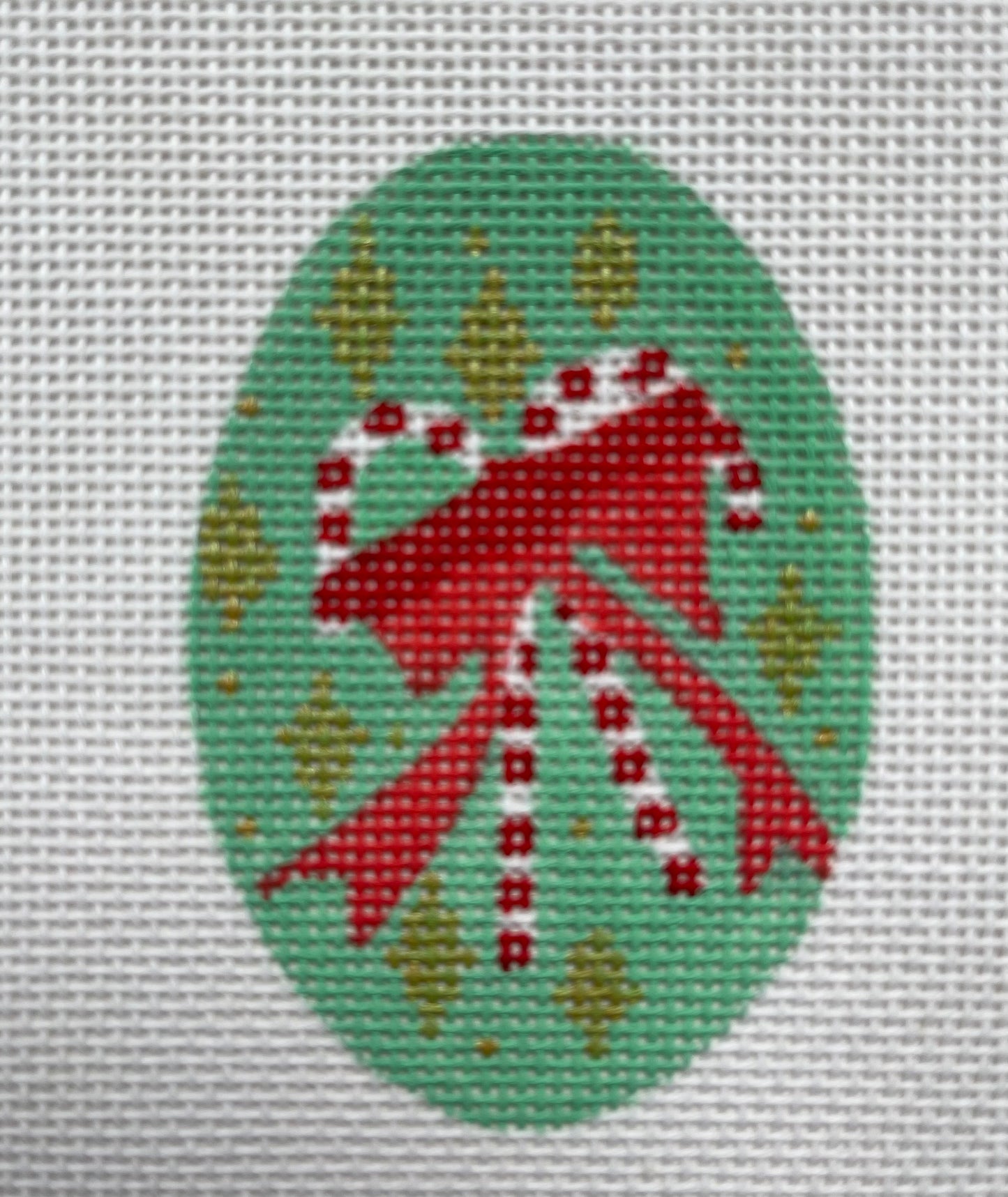 Candy Canes Oval Mini Size C-MD46