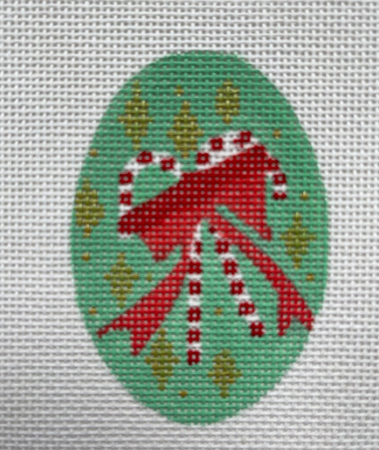 Candy Canes Oval Mini Size C-MD46