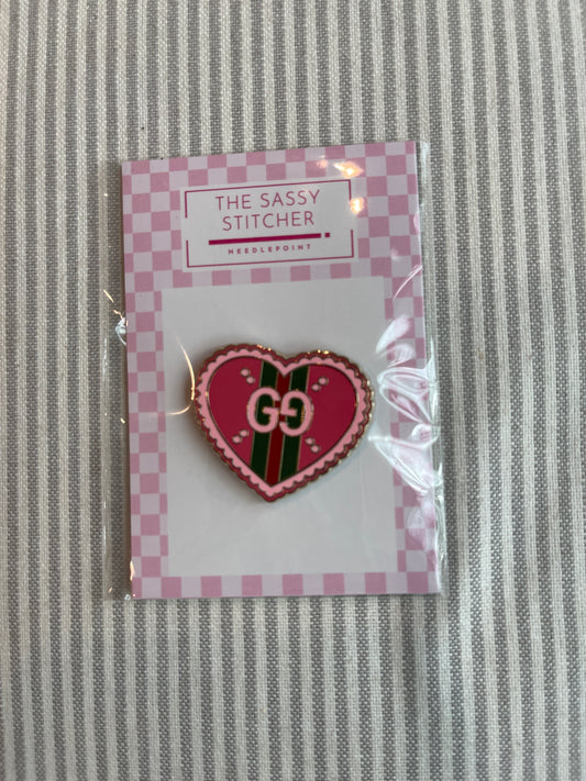 Pink Gucci Heart Needleminder A-TSSGG