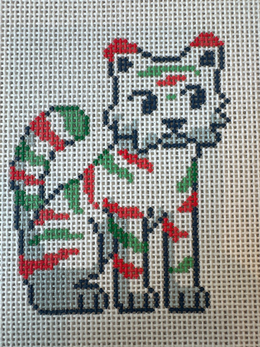 Red and Green Cat C-SASROSE0052