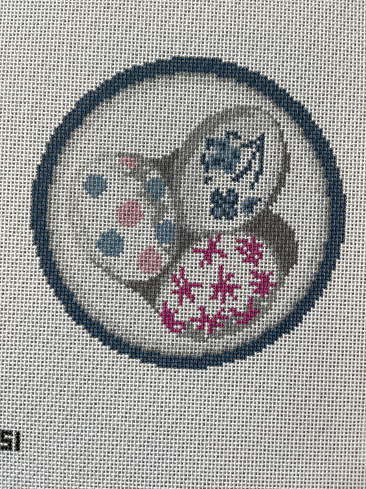 Three Eggs on Plate C-KCD3151