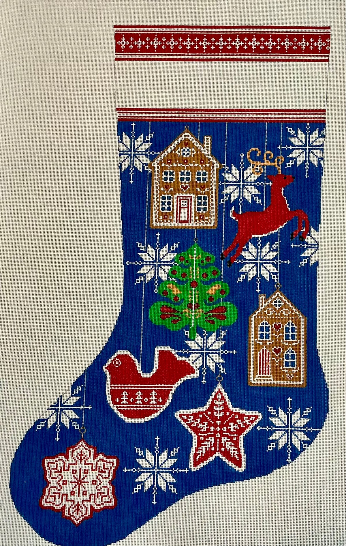 Mixed Ornaments Stocking C-TSX176C