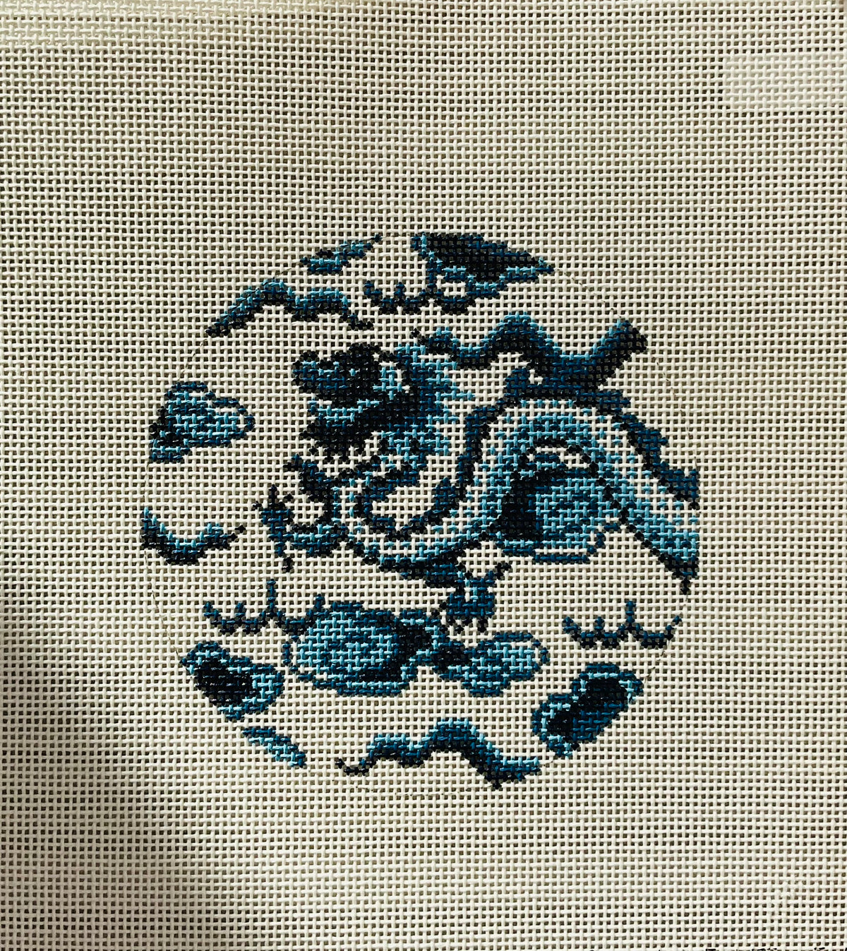 Blue Chinoiserie Round C-CLV016-CH
