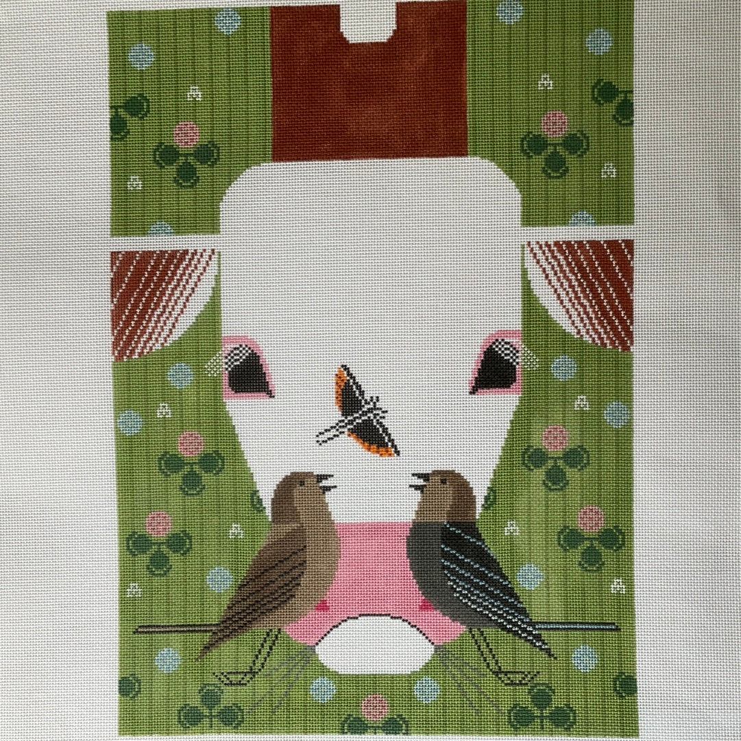 Free Loader Cow with Birds C-TMCHC-F336