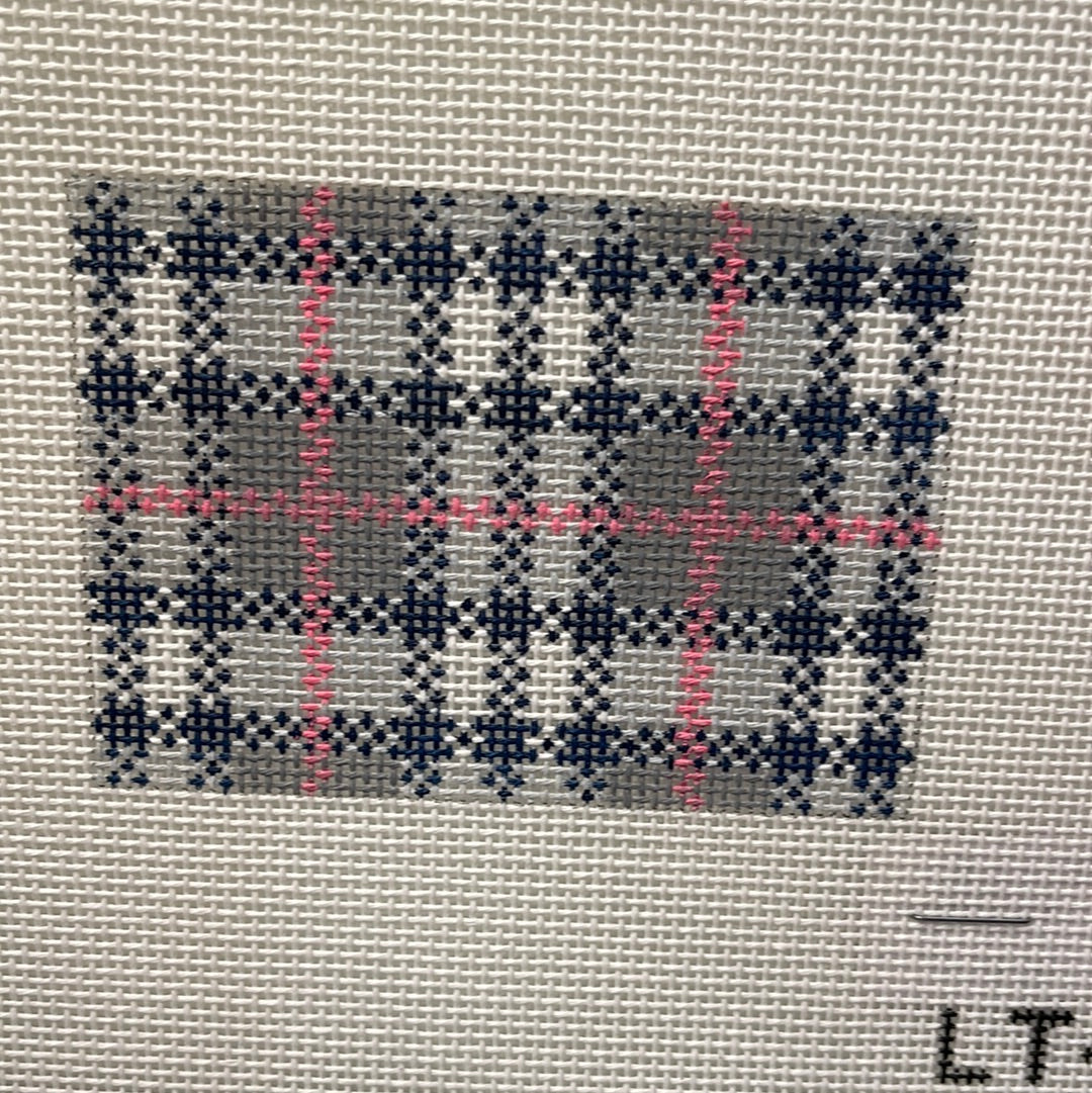 Grey and Pink Burberry Plaid Insert C-LBLT15