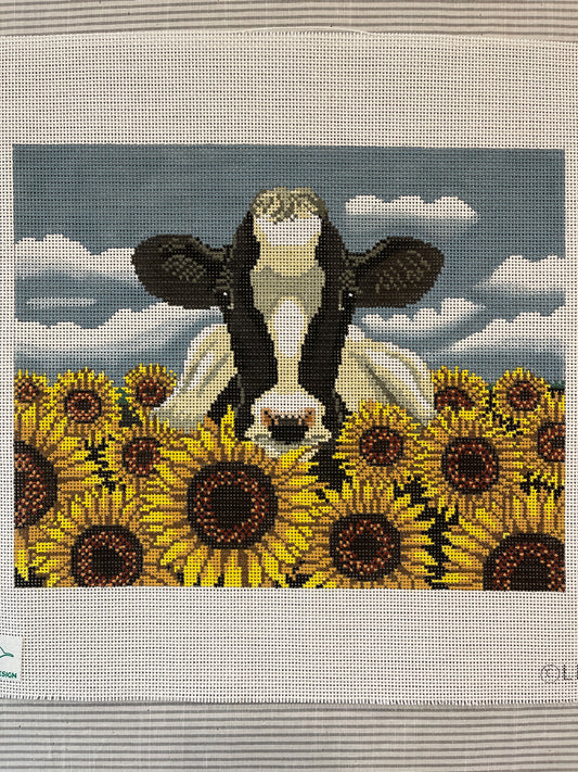 Cow in Sunflowers C-LH8002