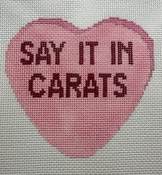 Say it in Carats Heart C-FD113