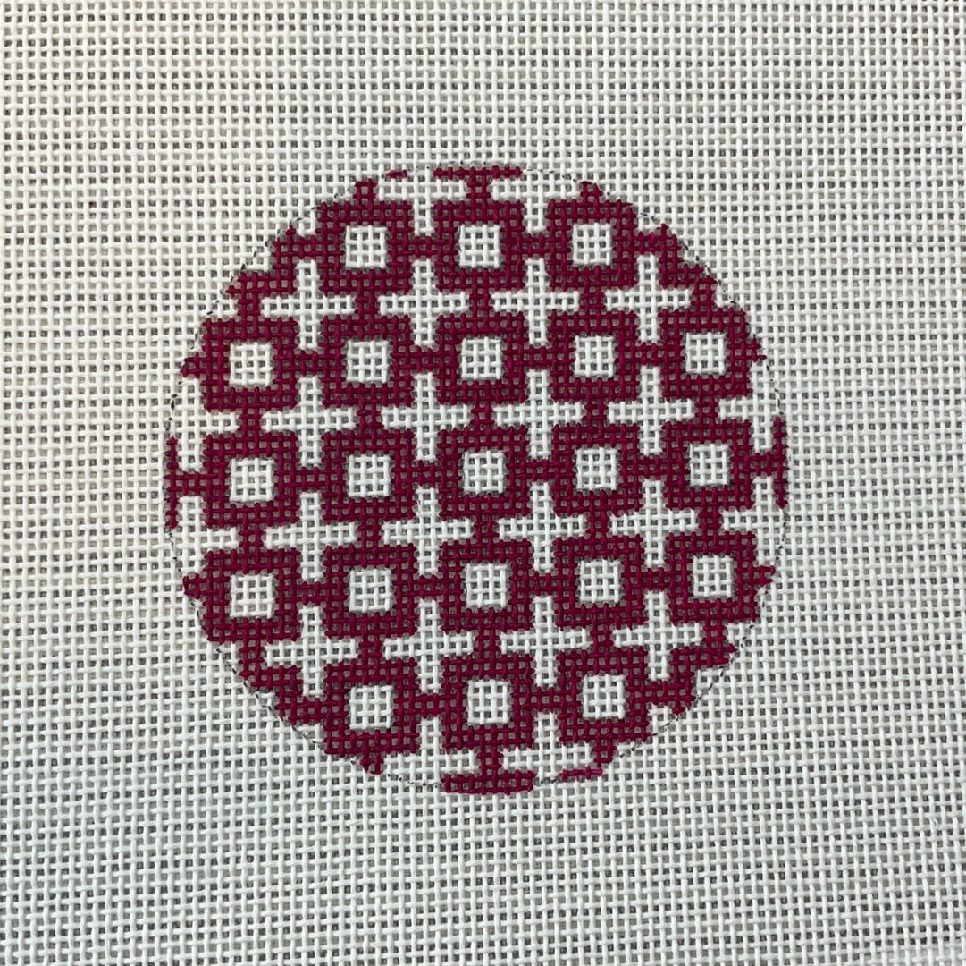 Purple Patterned Round C-COP IN 105