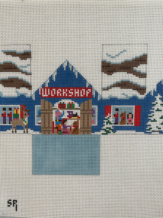 Small 3-D Gingerbread Santa’s Workshop C-SR5502 13
