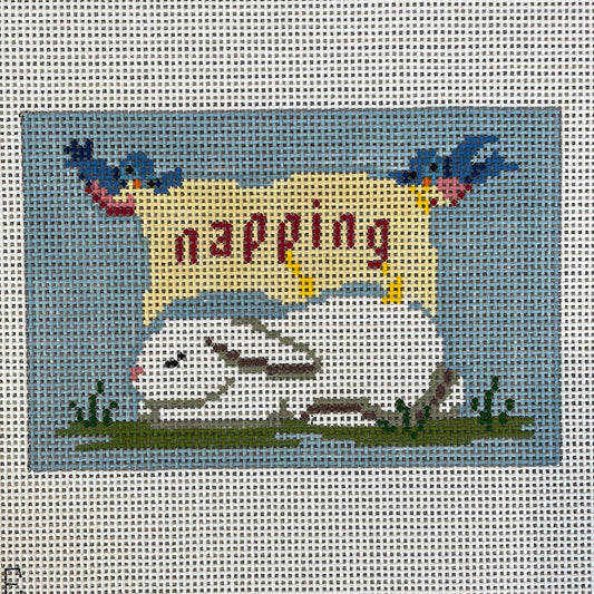 Napping Bunny sign C-SR802