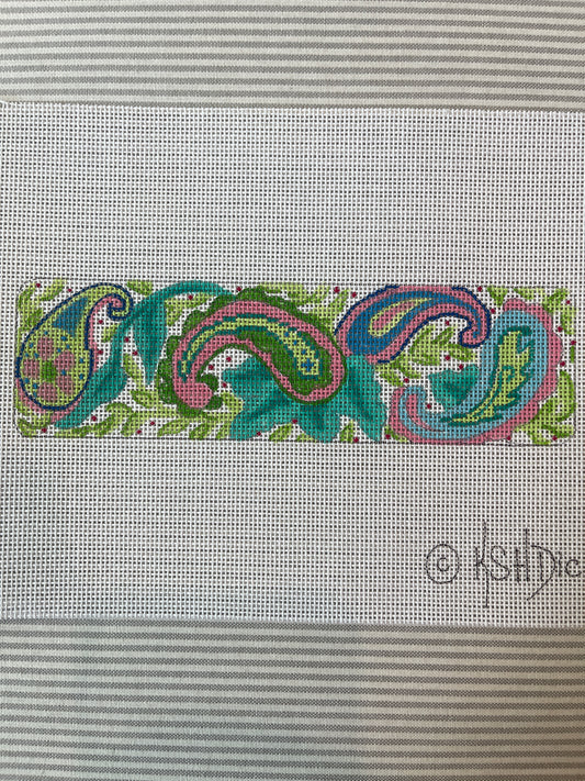 Green Paisley Bracelet C-CU35