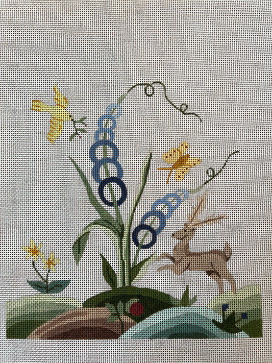Derby Canvas with Vines and Deet C-M82